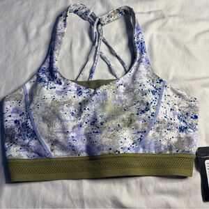 Women's Splatter Print Sports Bra Korsa